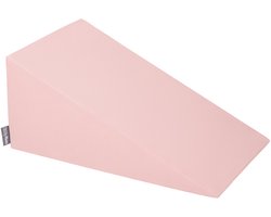 KiddyMoon schuimspeelplaats met rond ballenbad (300 ballen) ballenbakken voor baby's speelbad hindernisbanen, made in the eu, roze:wit/grijs/poederroze