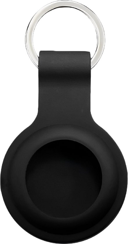 Conduite Porte-clés AirTag - Support AirTag - Siliconen robuste - Zwart