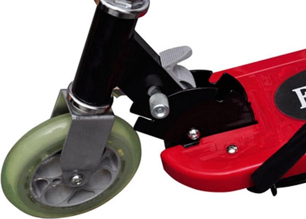 Elektrische step met zitje 120W, 12 km/u, inklapbaar frame, geschikt voor kinderen vanaf 6 jaar, 50 kg draagvermogen, rood - Afbeelding 2