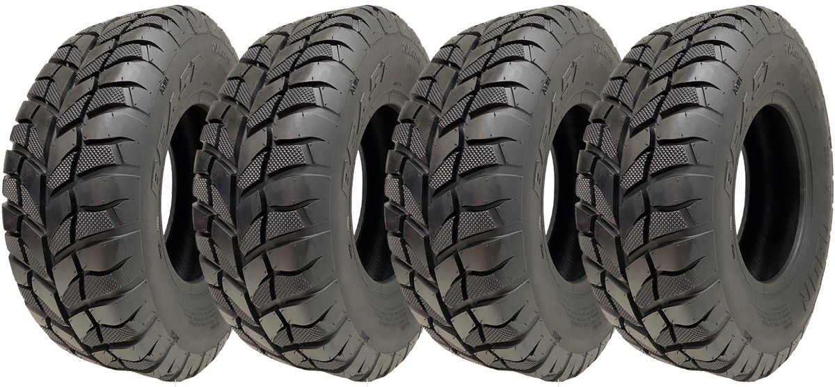21x7.00-10 (175/75-10) OBOR Beast 6-laags tubeless voorband, goedgekeurd voor de openbare weg (set van 4)