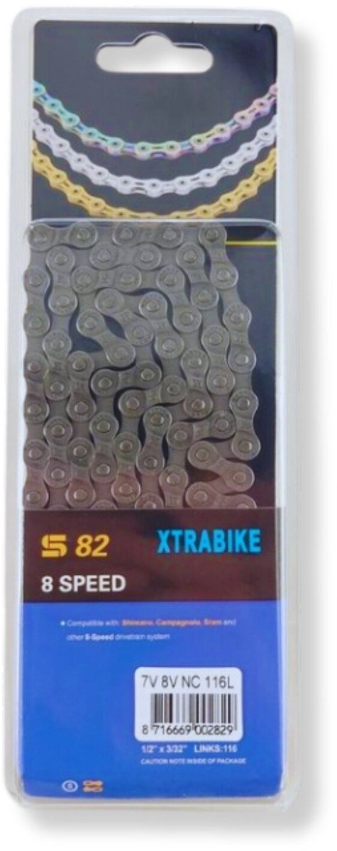 Xtrabike Ketting - Fietsketting - 7v/8v NC 116l
