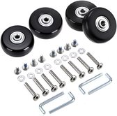 24 inch Antislip Rolstoel Achterwiel,2 Stuks Niet-opblaasbare Reservewielen voor Rolstoelen,voor