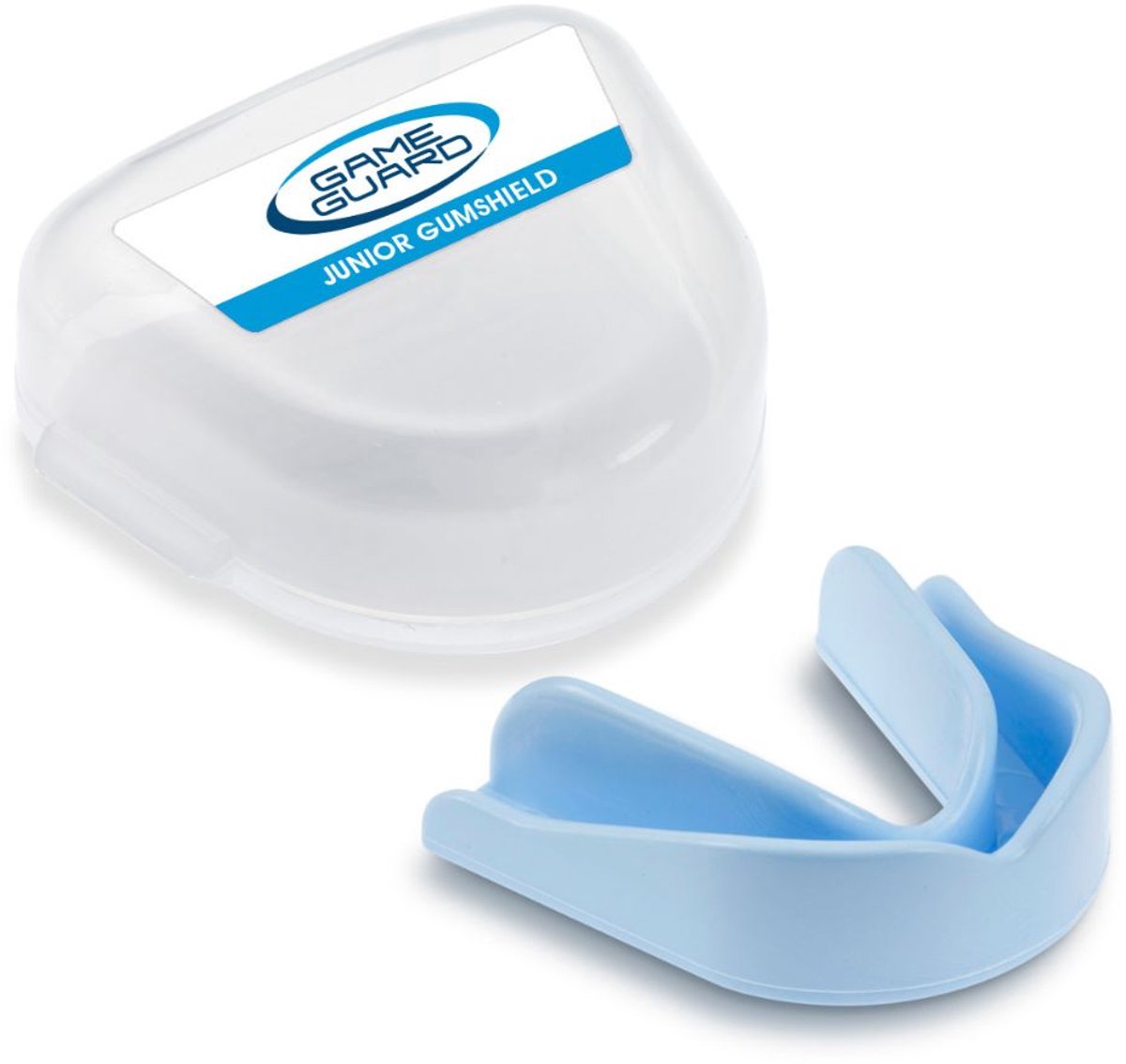 Gameguard Gebitsbeschermer – Baby Blauw – Bitje Vechtsport - Hockey – Rugby - Jeugd – Makkelijk te vormen - Tandenknarsen - Bitje Vechtsport - Gebitsbeschermer - Mouthgard - Knarsbitje - Gebitsbeschermer Vechtsport