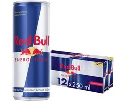 Red Bull Energy Drink - Original Energiedrank - Redbull Energie Drink - 12x250 ml - Original - (3000ml)