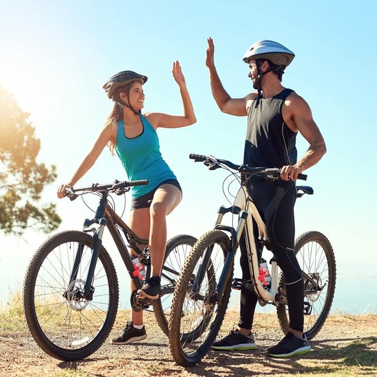 Universele bekerhouder voor fietsen - draaibare bidonhouder - Geschikt voor fietsen, elektrische fietsen, scooters, mountainbikes, racefietsen, kinderwagens - Antislip accessoirebeker met snelsluiting - Drankhouder - Rood — afbeelding 4
