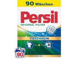 Persil Waspoeder Universal - Wasmiddel - Witte Was - Krachtige Vlekverwijdering - Hygiënische Frisheid - Grootverpakking - 90 Wasbeurten