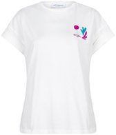 T-shirt Lofty Manner Aurora Qe09 100 White Femme Taille - M