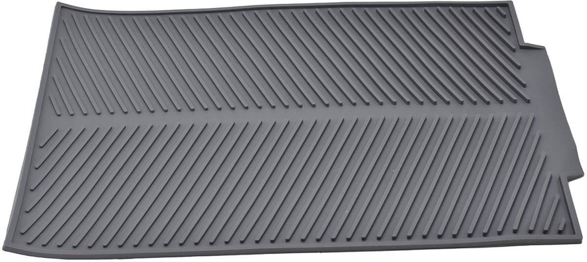 Brunbeste - Siliconen Afdruipmat - 39x25cm - Grijs