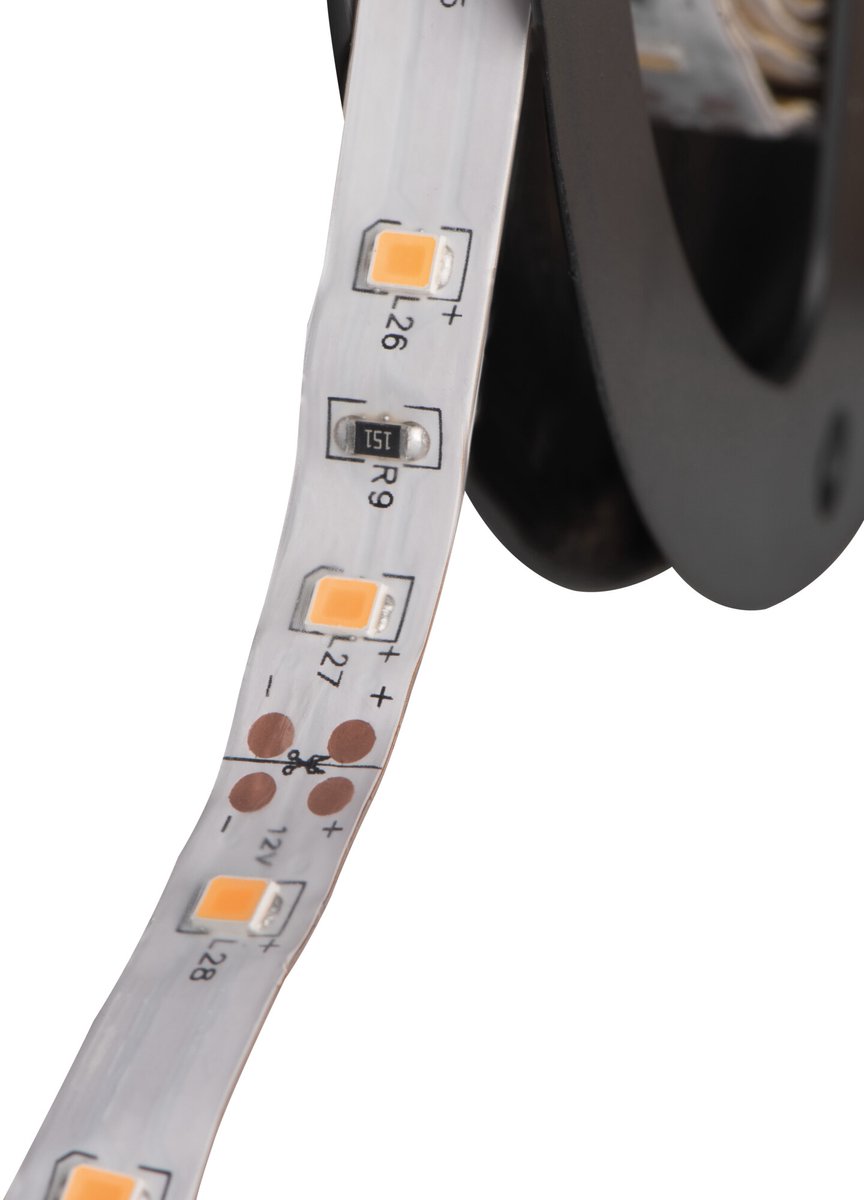 Dimbare LED Strip Warmwit 60 LEDs/m 12VDC IP65 2835 5M-Kanlux