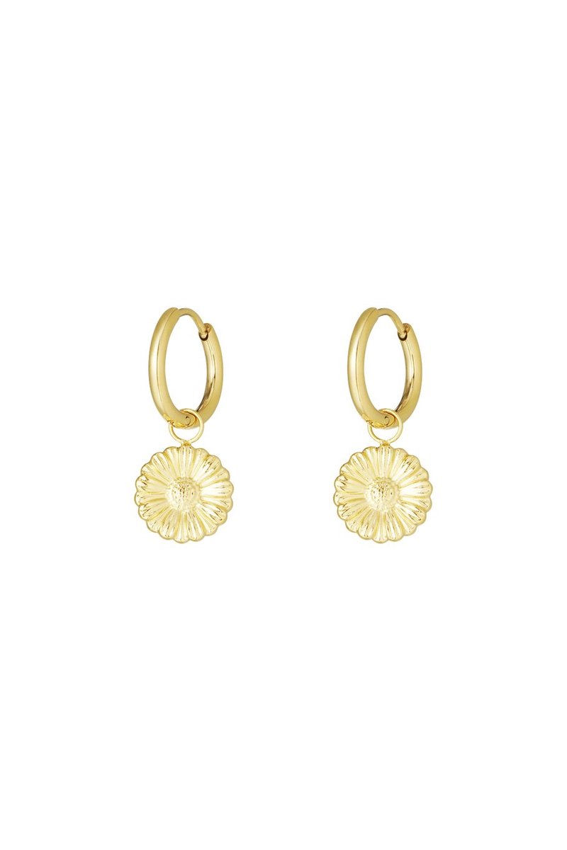 Flora charm oorbellen