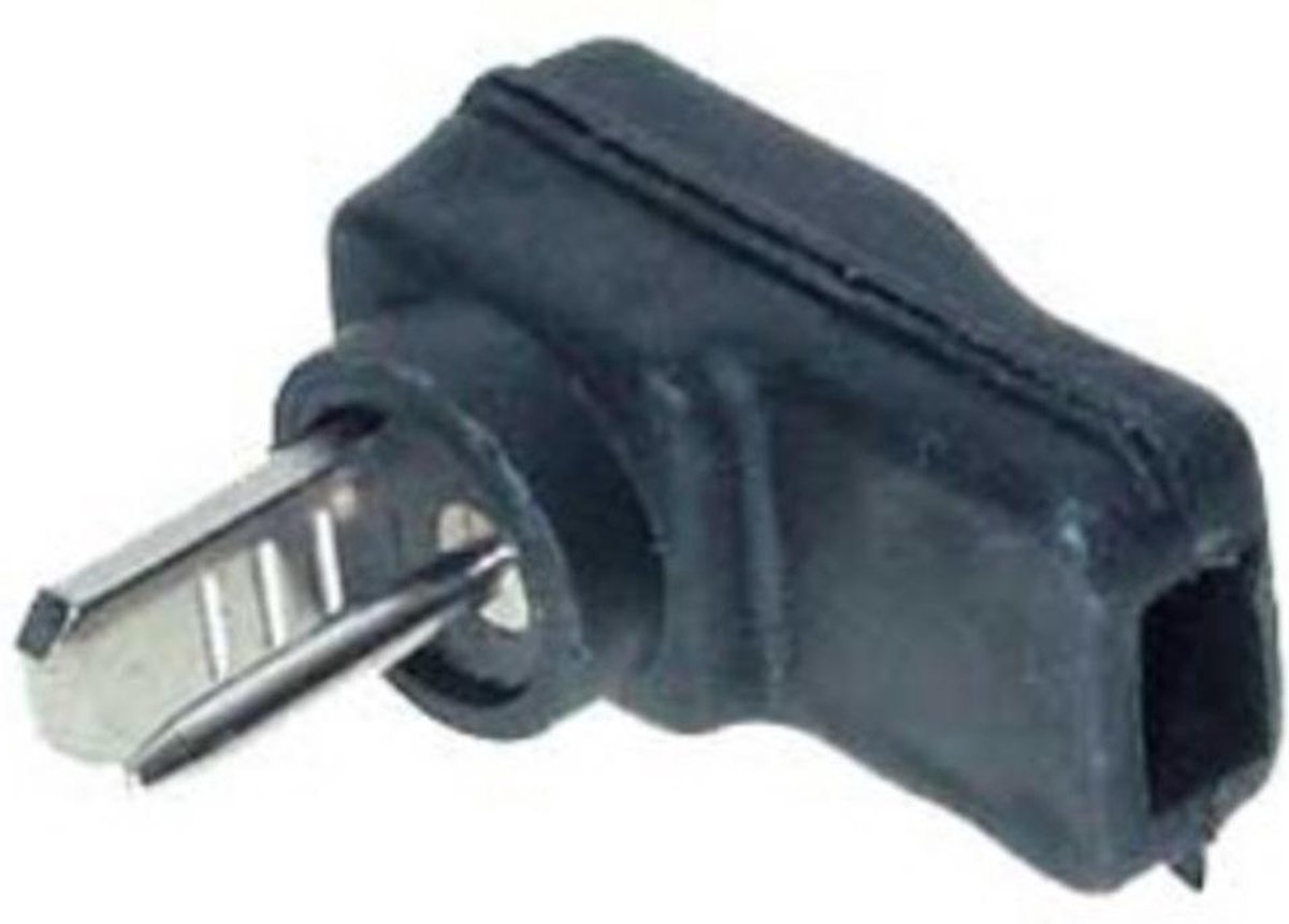 2-pins DIN haakse luidspreker connector (m) / soldeerbaar