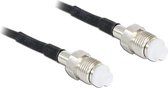 DeLOCK 88595 câble coaxial RG-174 5 m FME Noir