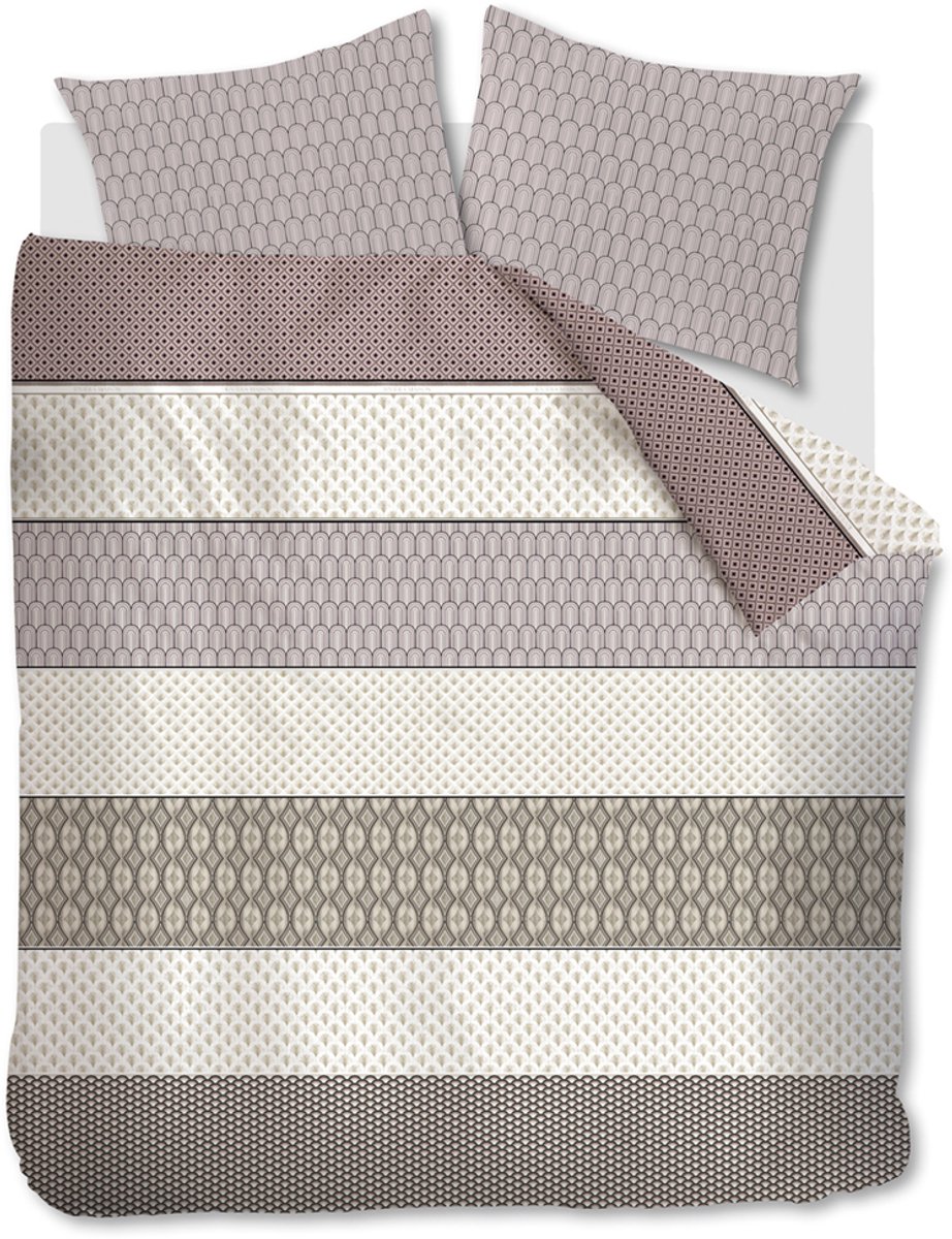 Riviera Maison Opulence dekbedovertrek - Lits-Jumeaux - 240x200/220 - Roze