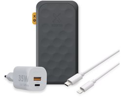 Bundle Xtorm Fuel Series 5 35W Powerbank - Powerbank 20000 mah + Chargeur Xtorm 35W + Câble USB-C vers Lightning - Zwart