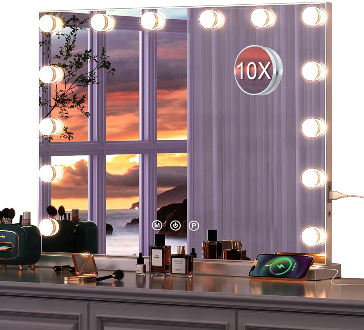 Hollywood Spiegel met Verlichting - Make Up Spiegel - Make Up Tafel