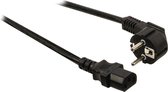 Good Connections Apparaatsnoer met rechte C13 plug en haakse stekker - 3x 1,50mm / zwart - 15 meter