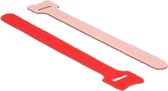 DeLOCK Klittenband kabelbinders 150 x 12mm / rood (10 stuks)