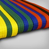 JCalicu Taekwondo-banden JC | diverse kleuren - Product Kleur: Geel / Groen / Product Maat: 260