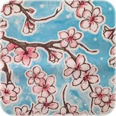 Toile cirée MixMamas Cherry Blossom - 120 x 300 cm - Bleu clair