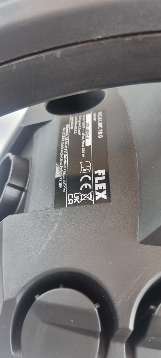 FLEX VC 6 L MC 18.0 SETVERSIE COMPACTE ACCU VC6 STOFZUIGER 5AH KIT 481.491 stofklasse L + accessoires + stofzak + 2 accu's 445.886 + lader 483.745