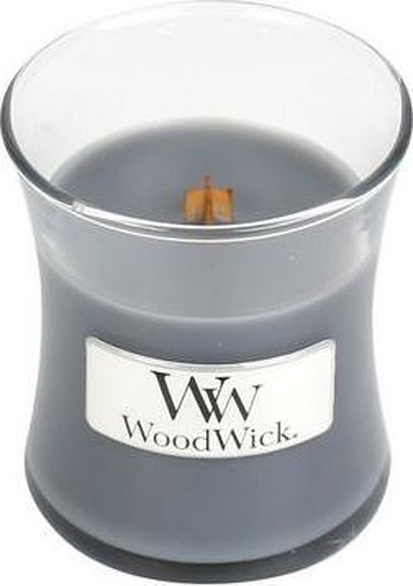 WoodWick Kaars Mini Evening Onyx 8 cm / ø 7 cm