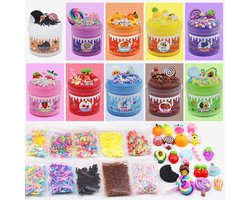 foto van Meedeer Slime set met 10 boterslijmen-Slijm Maken voor Kinderen-Butter Slime-Pluizig slijm-Speelgoed-Doe-het-zelf slijm-Zacht en rekbaar-Cadeau om stress te verminderen-Voor jongens en meisjes-Feestgunst