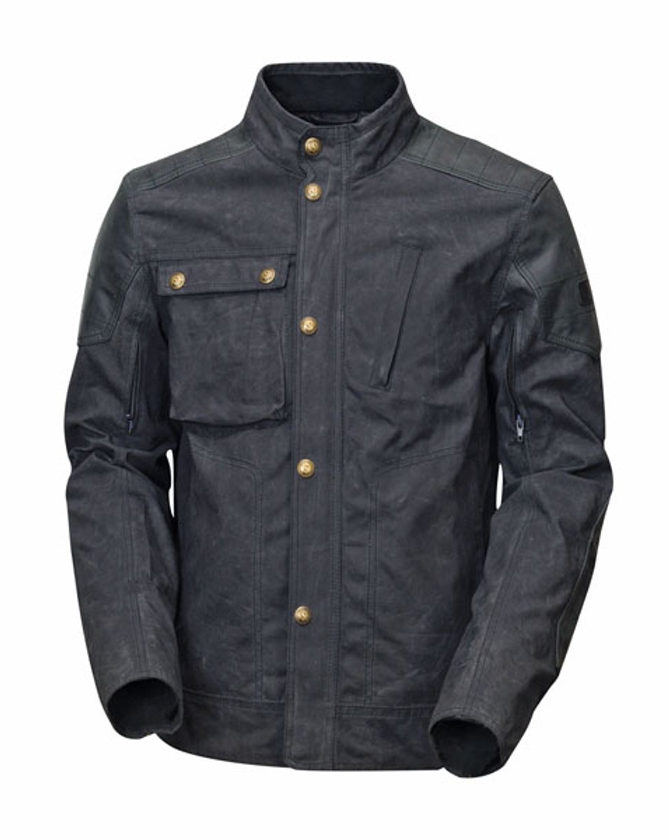 Roland sands design-motorjas-zomerjas-Truman-Ranger-wax-CE gecertificeerd-zwart-S