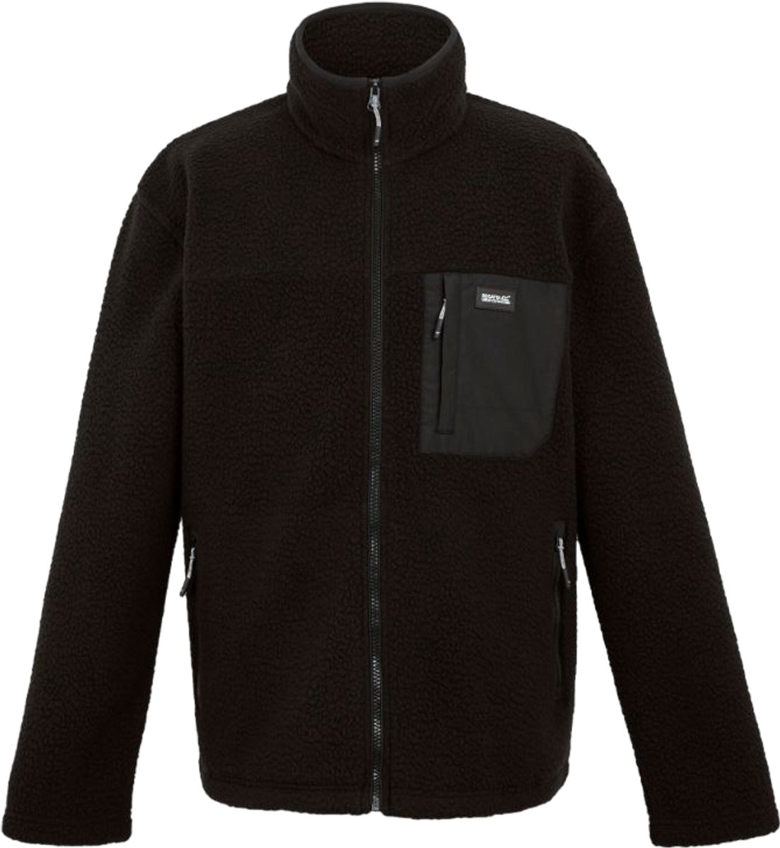 Regatta FRANKIE BORG FLEECE M 800 Heren Lange rits fleece Zwart