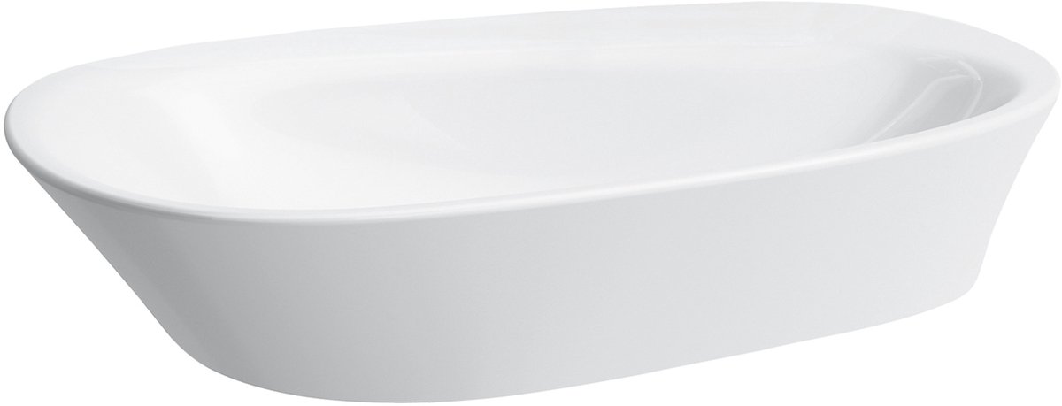 Laufen Palomba Collection - Waskom, 60x40 cm, zonder overloop, met 1 kraangat, wit H8168030001111