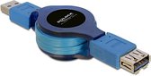 Delock - USB 3.0 Verlengkabel - Blauw - 1 meter