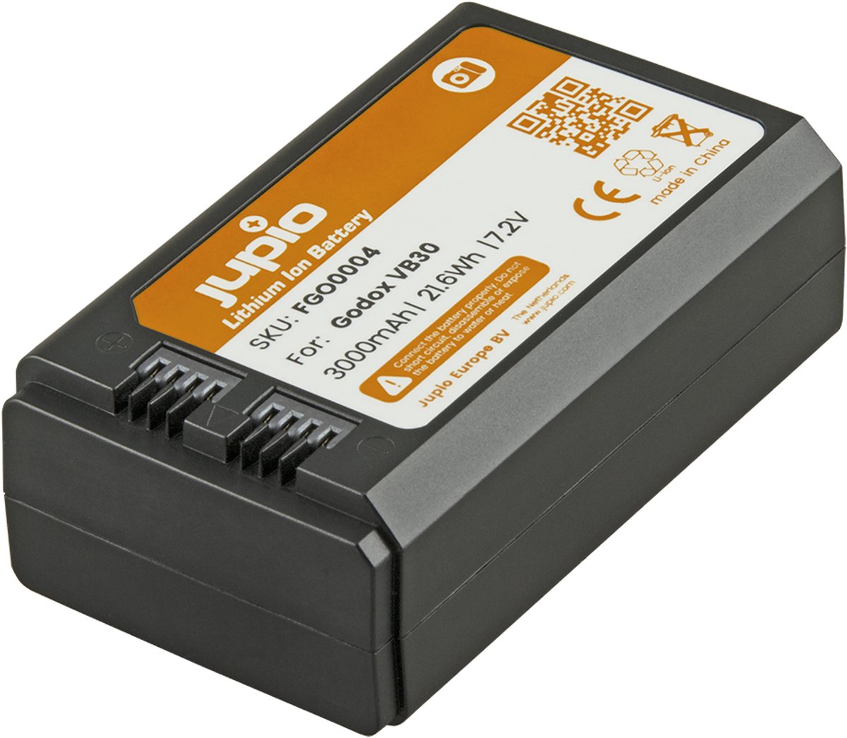 Jupio VB30 for Godox V1/V1Pro/V850III/V860III (USB-C) | elektronica en media | Kabels, Adapters&Laders - Opladers | 8719743935044