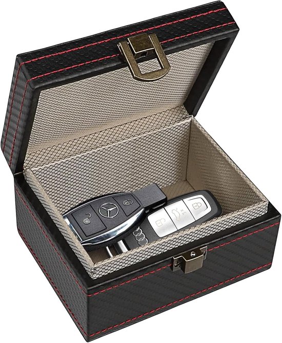 Faraday box - Faraday Box Autosleutel - Autosleutel RFID Antidiefstal - Keyless Entry Hoesje - RFID Beschermhoes Autosleutel - Sleutelbeschermer Keyless Auto - Antidiefstal - Kluis