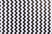 Mexicaans Tafelzeil Zigzag - 120 x 200 cm - Zwart