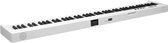 Piano 88-toets met inklapbaar toetsenbord, Bluetooth en MIDI, draagbare elektronische inklapbare piano met sustainpedaal, aanraakgevoelige toetsen en hoofdtelefoon