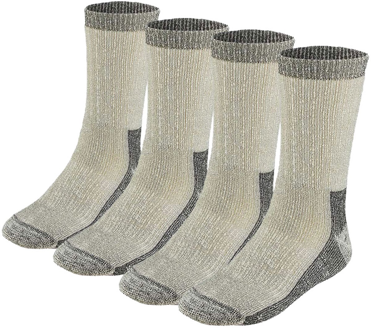 Xtreme Trekking Sokken Thermal Heavy Extra warm 4 paar Wandelsokken Grijs