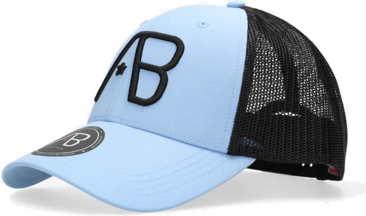 AB cap 2Tone Retro Trucker - Cornflower Blue