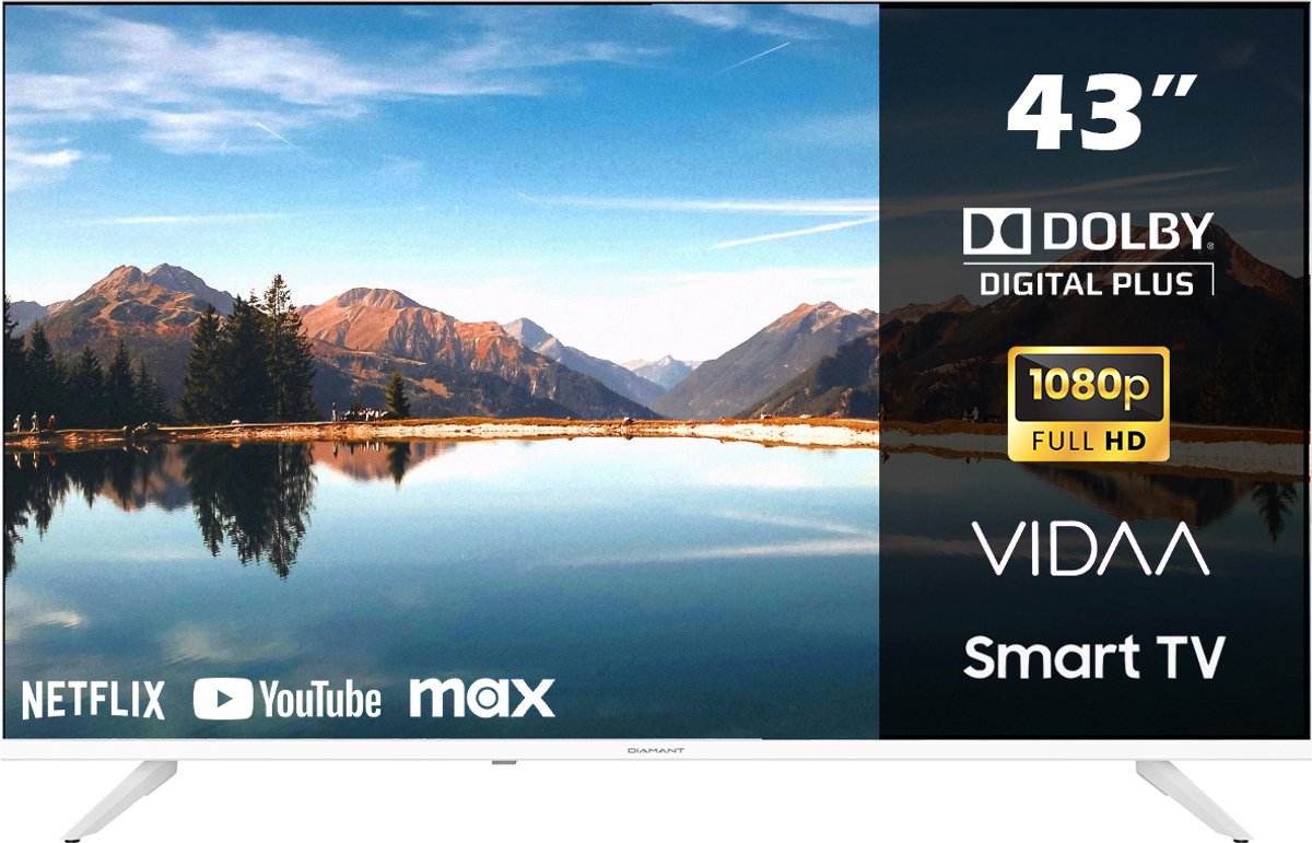 Horizon Diamant 43 inch LED Televisie - Frameless Slim - Horizon - €229,00