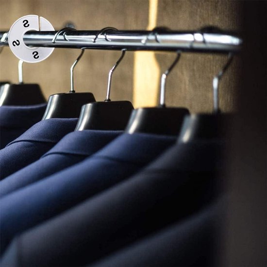 Allecto Plus - Kledingkastrekverdelers in 8 kleuren voor het