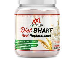XXL Nutrition - Diet Shake - Tot 46 Gram Eiwit - Maaltijdshake, Eiwitshake, Maaltijdvervanger, Afvallen - Whey, Melkeiwit & Soja Isolaat - Mix van Voedingsstoffen - Aardbei - 1200 Gram (30 shakes)