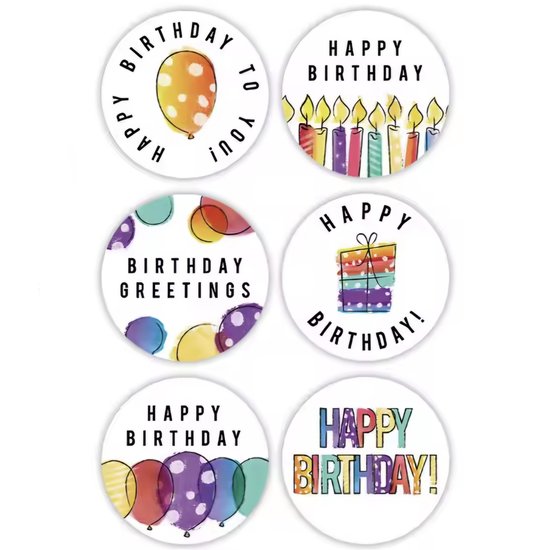 Ronde stickers: pimp je cadeautje! - Studio Jans