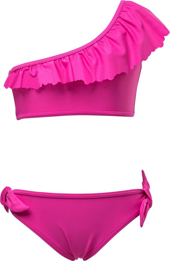 Snapper Rock One Shoulder Bikini Fuchsia Roze maat 86 92cm bol