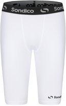 Sondico slidingshort - slidingbroek - Lengte 23 cm - Heren - Kleur White - maat M