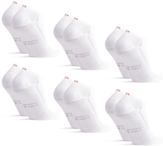 Chaussettes No en Bamboe DANISH ENDURANCE, lot de 6 paires, talon antidérapant, pointures 39-42