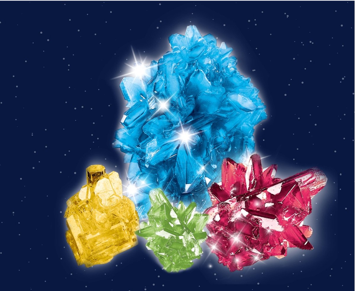 KOSMOS Grow Crystals - Experimenteerset - Kweek Je Eigen Gekleurde Kristallen - Inclusief Schatkist om Je Kristallen te Bewaren - Leer Scheikunde en Kristalgroei - STEM Speelgoed - Vanaf 10 Jaar — afbeelding 4