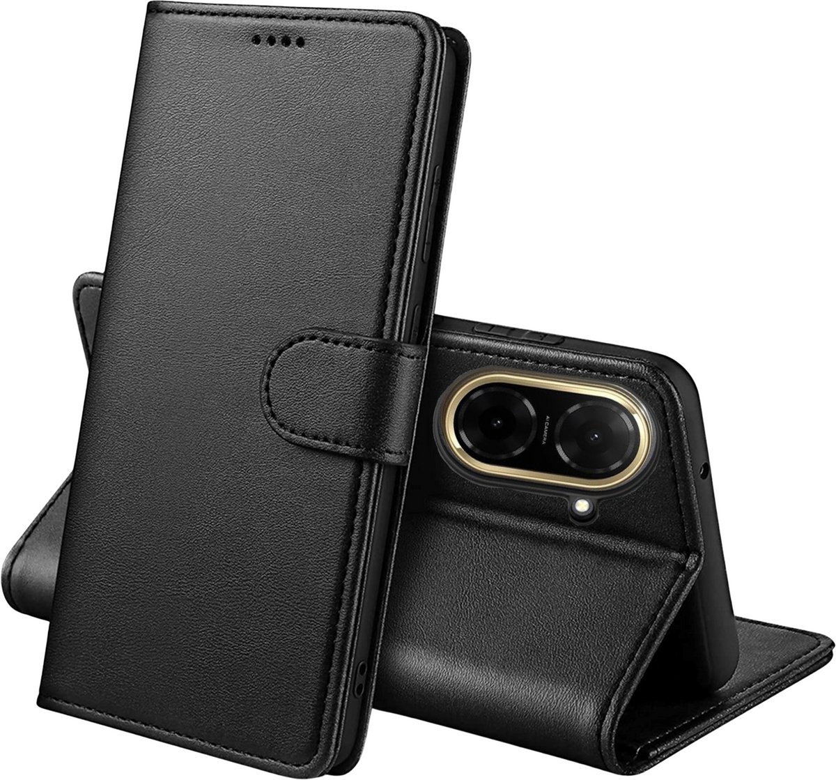 Coque Portefeuille Pour Honor 400 Lite 5G - Cuir PU, Fermeture Magnétique, Emplacements Cartes - Anti-choc Et Support Intégré - Modèle Papillon