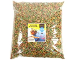 Vijvervoer Utopia - Gemengde Vijversticks 1200 Gram - Licht Verteerbaar, Gekleurde Sticks