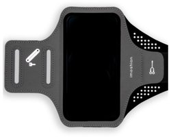 imoshion Hardloop telefoonhouder - Hardloopband - Universele Sportarmband - Ruimte voor pasje en sleutel - Van 5 t/m 6,1 inch - Zwart