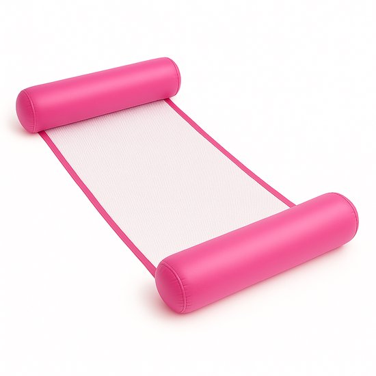 Dicadore - Waterhangmat - Luchtbed Zwembad - Luchtmatras opblaasbaar - Roze - Zwembad/Strand - Waterspeelgoed - Vakantie
