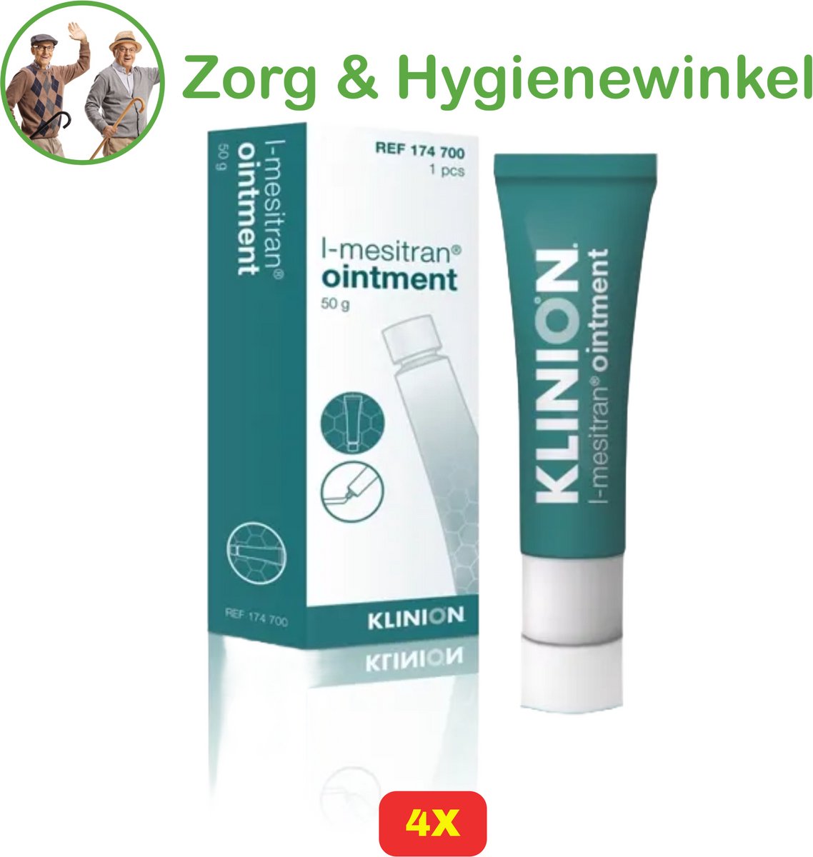 Mesitran Soft Antibacterieel Wondgel - 4x 50 gram voordeelverpakking