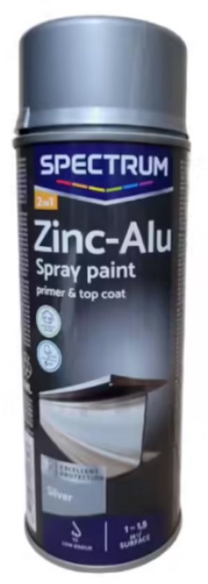 Spectrum Aluminium en Zink Spray - 400 ml